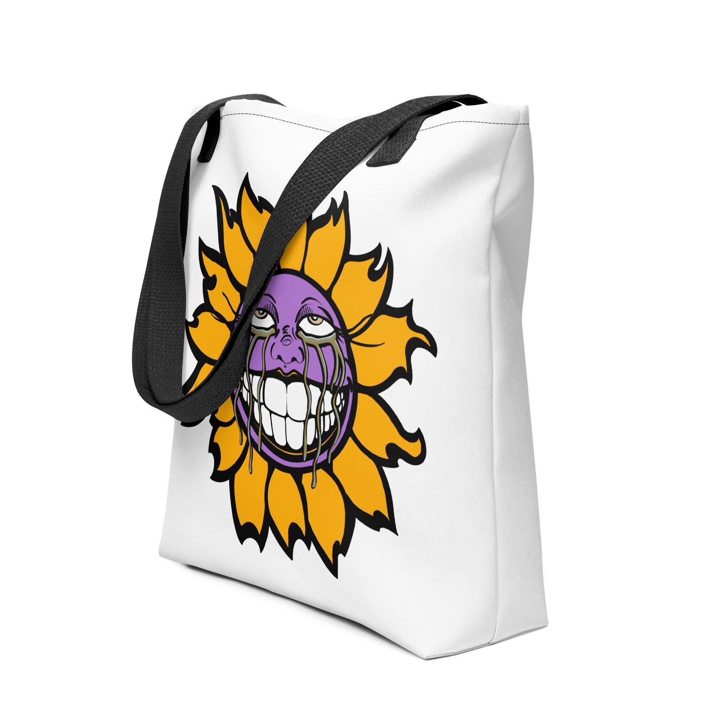 "Sunflower" Purple Tote bag