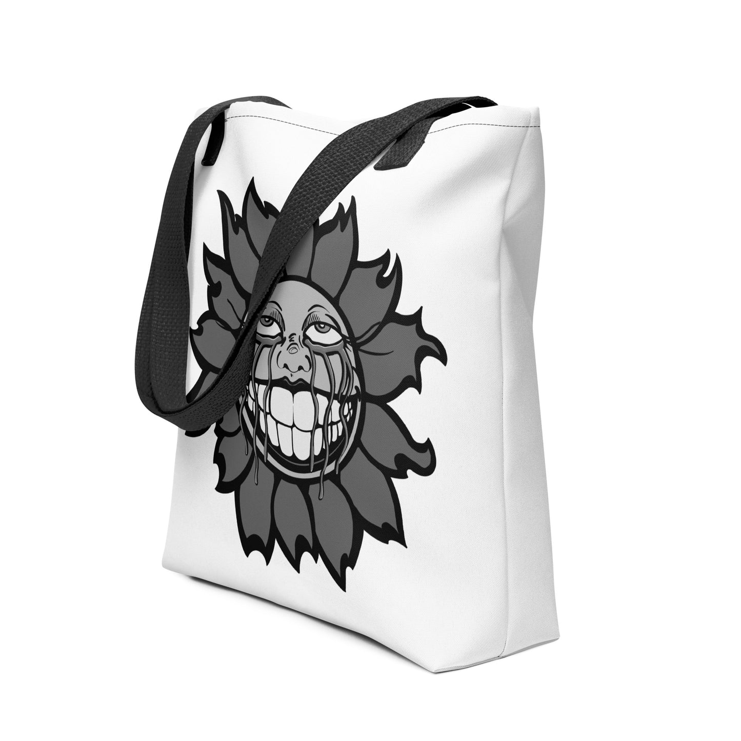 "Sunflower" Black & White Tote bag