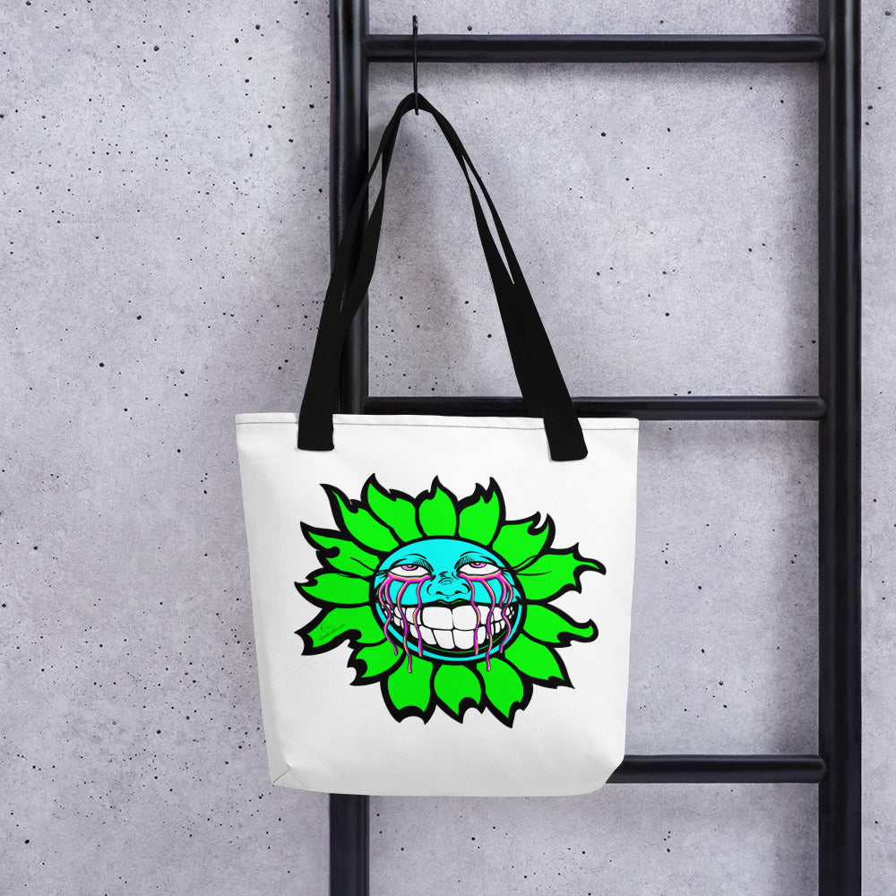 "Sunflower" Green Tote bag