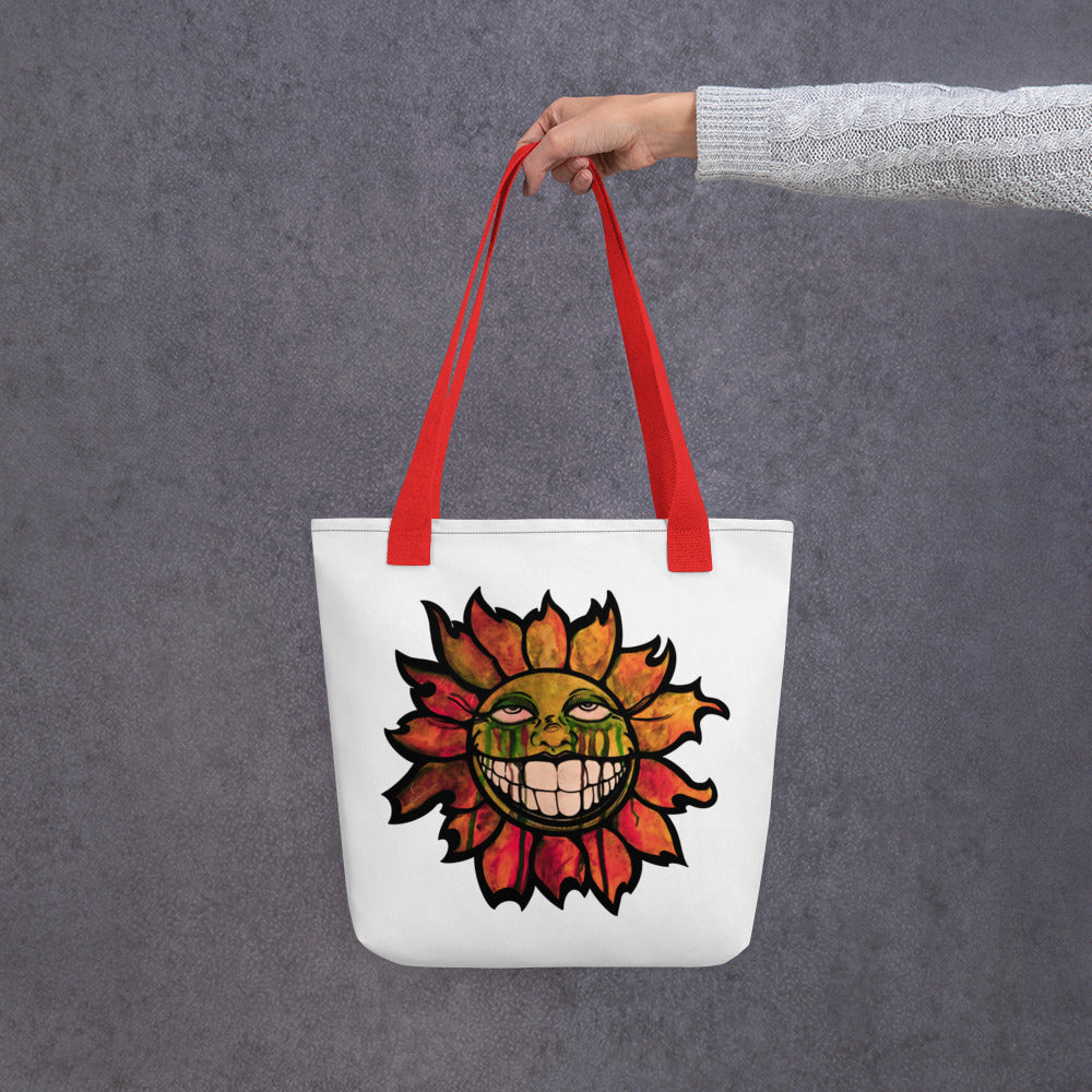 "Sunflower" Watercolor Tote bag