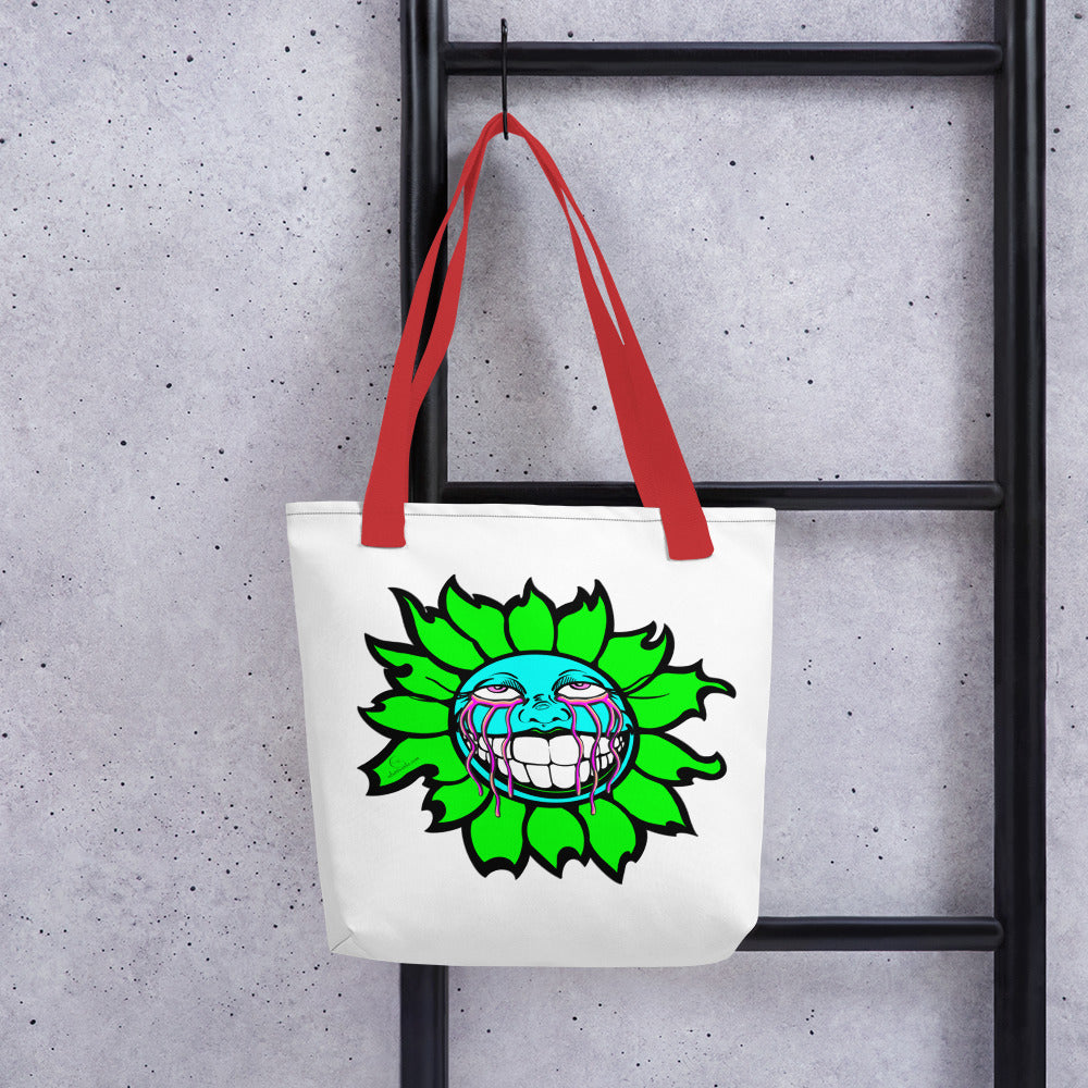 "Sunflower" Green Tote bag