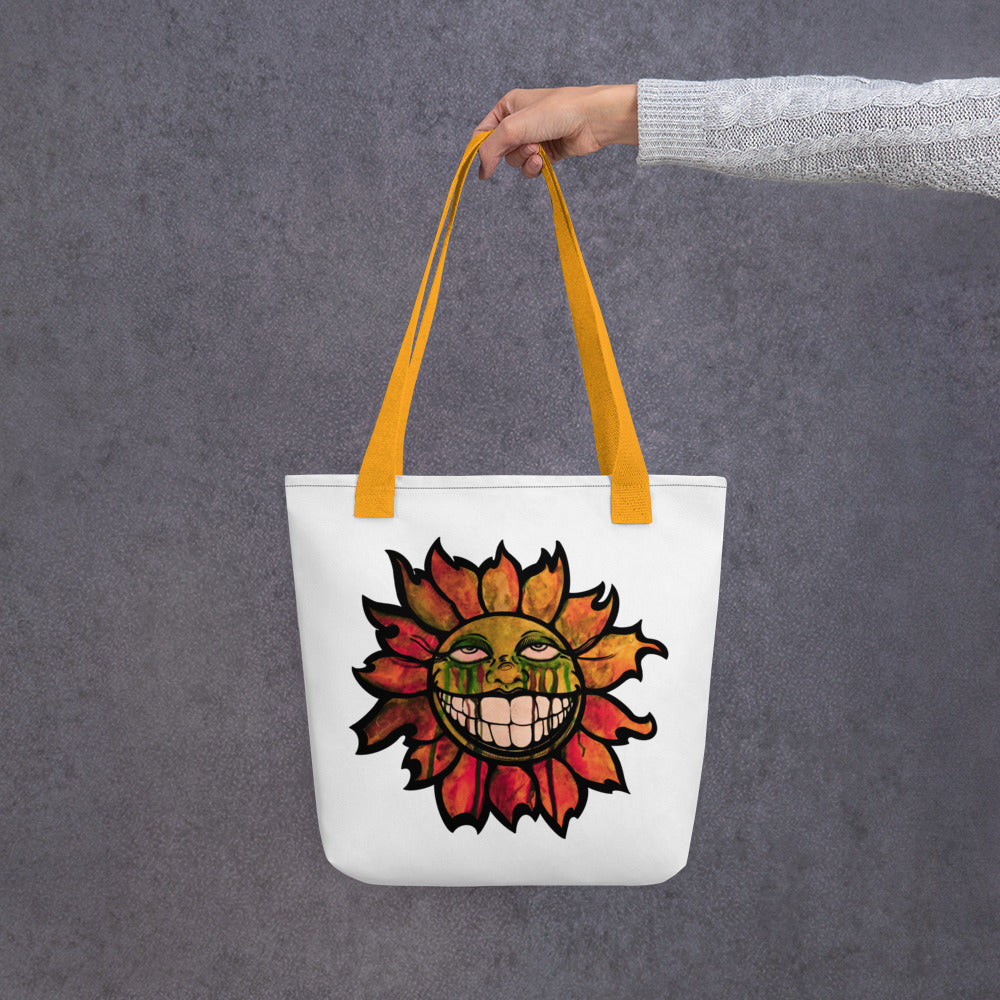 "Sunflower" Watercolor Tote bag