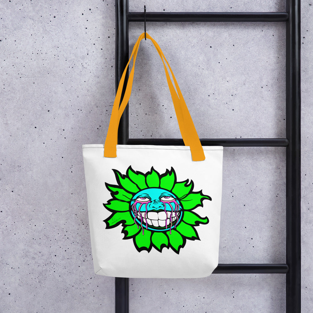 "Sunflower" Green Tote bag