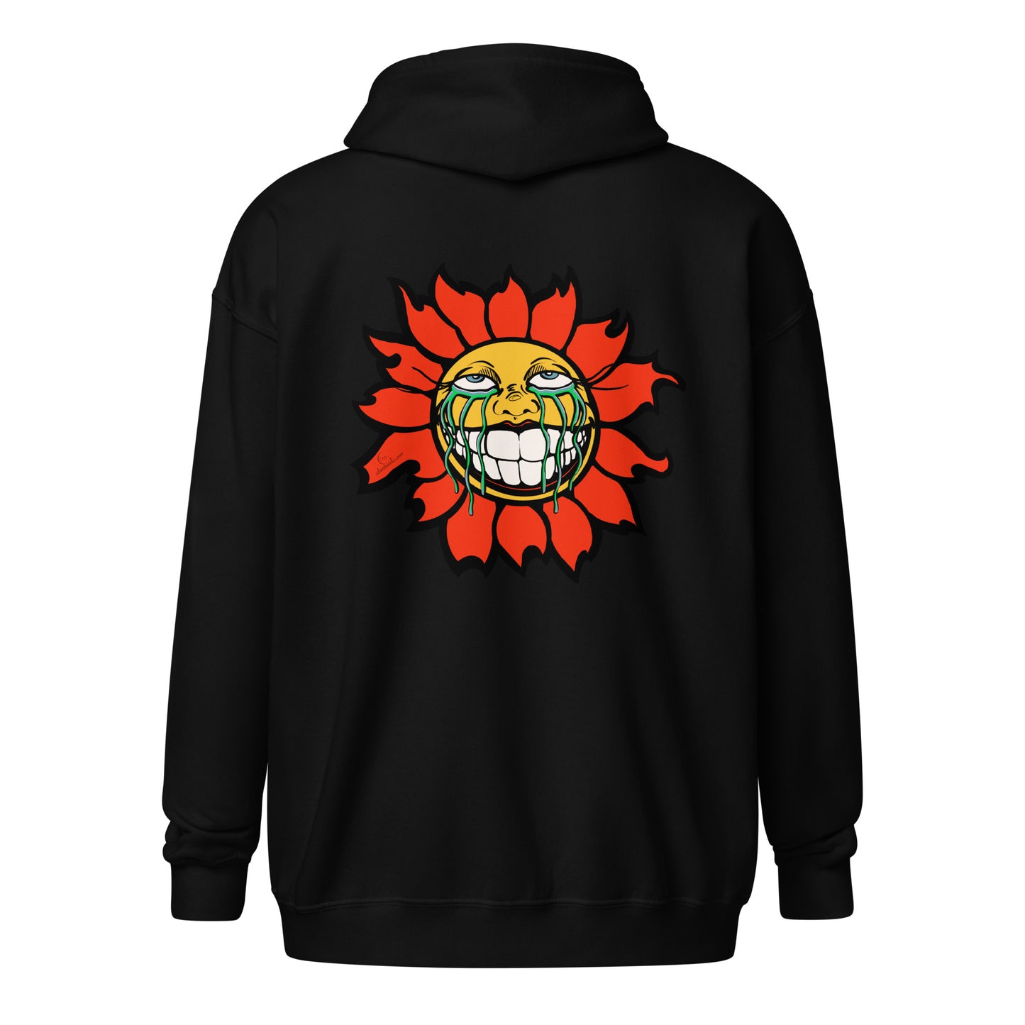 "Sunflower" Orange Unisex heavy blend zip hoodie