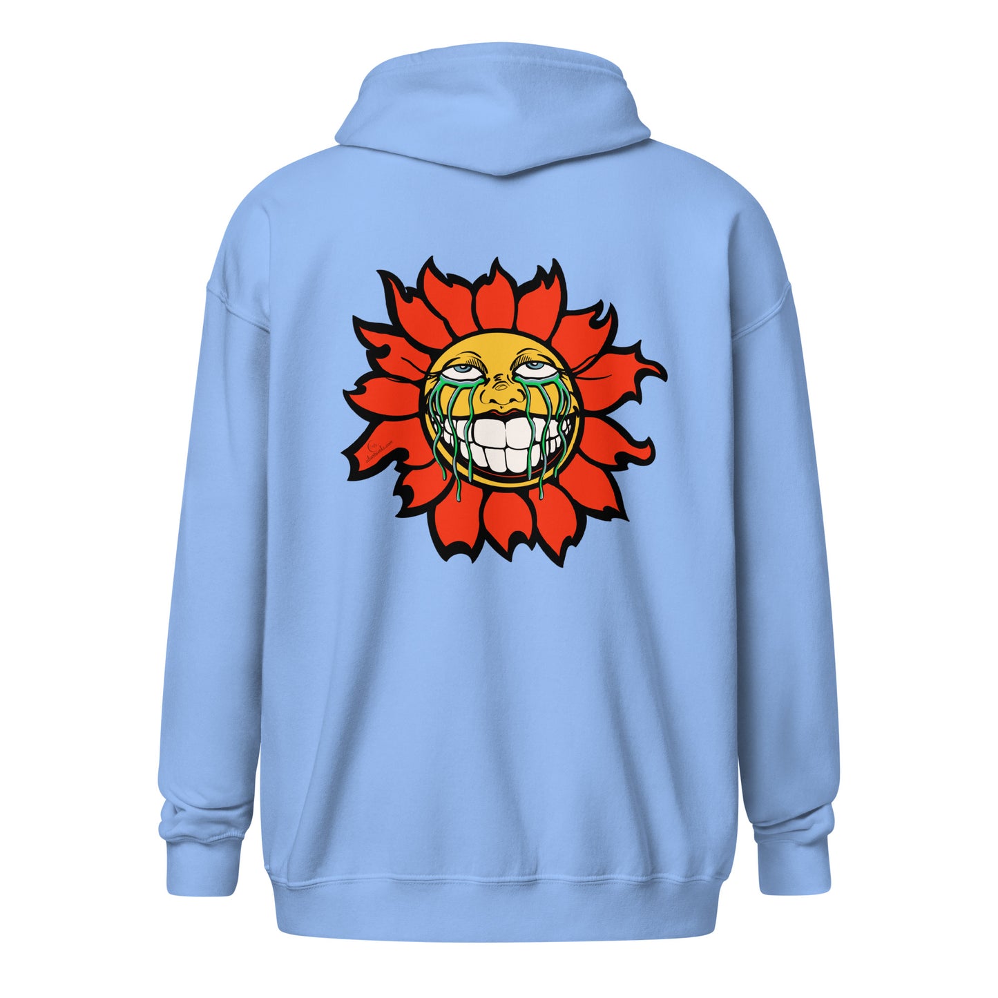 "Sunflower" Orange Unisex heavy blend zip hoodie