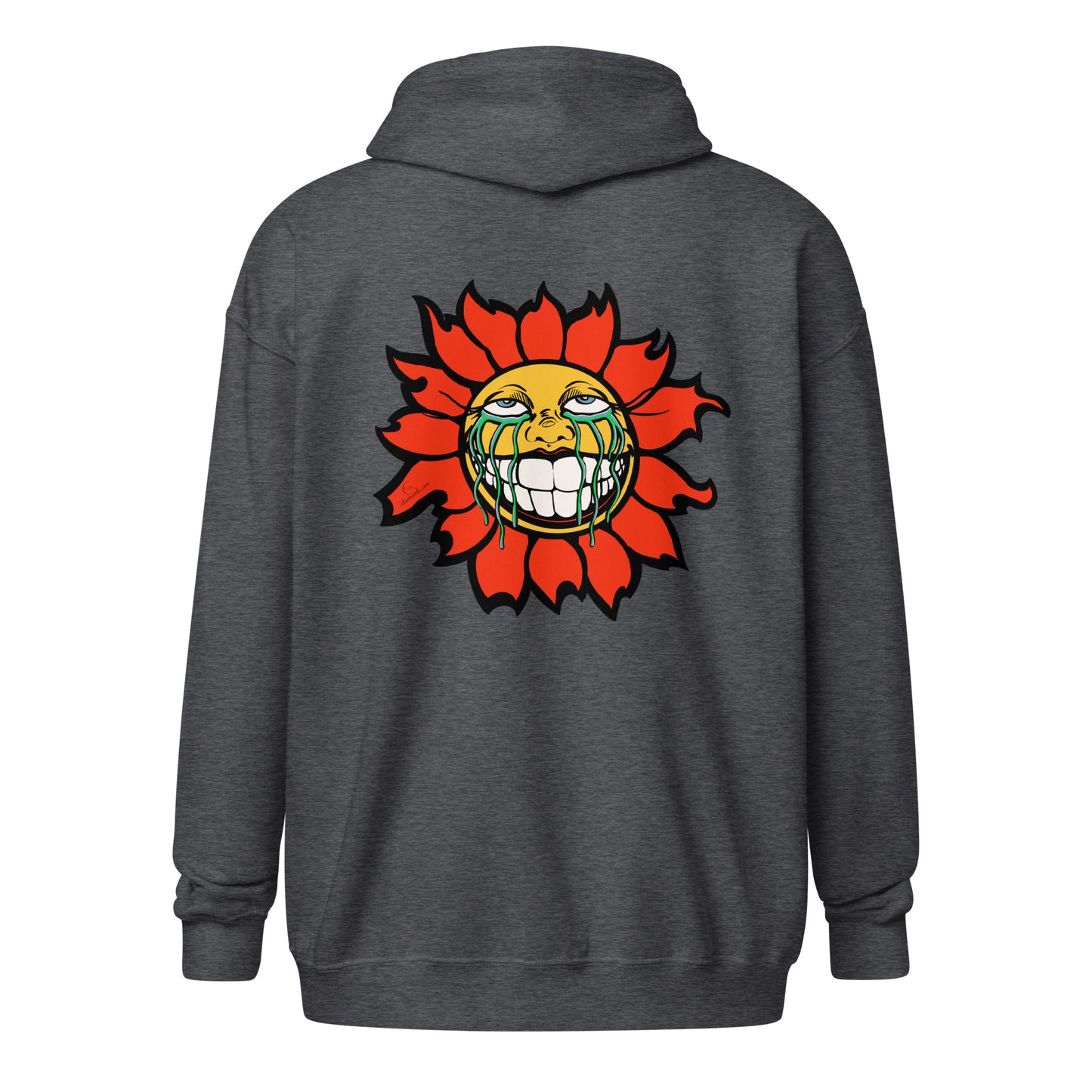 "Sunflower" Orange Unisex heavy blend zip hoodie