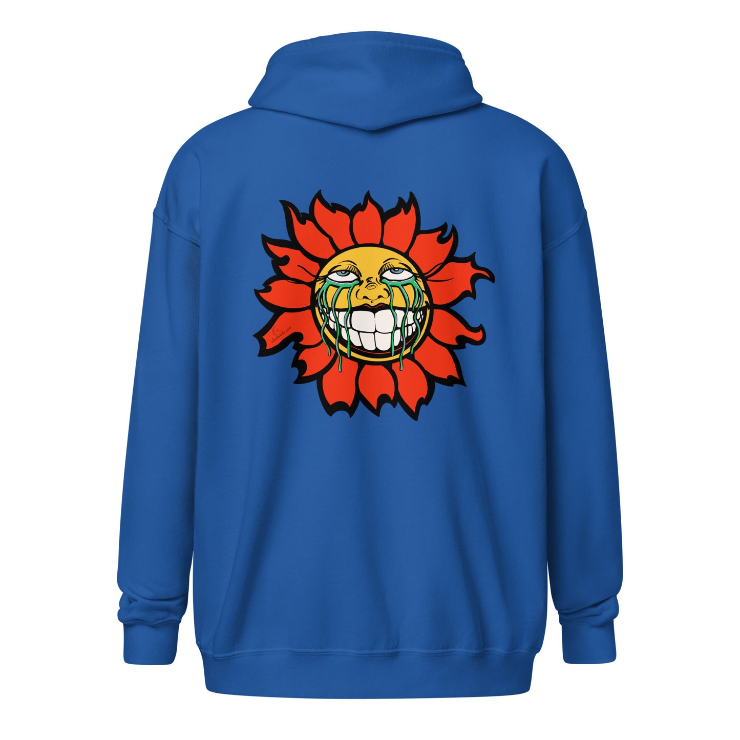 "Sunflower" Orange Unisex heavy blend zip hoodie