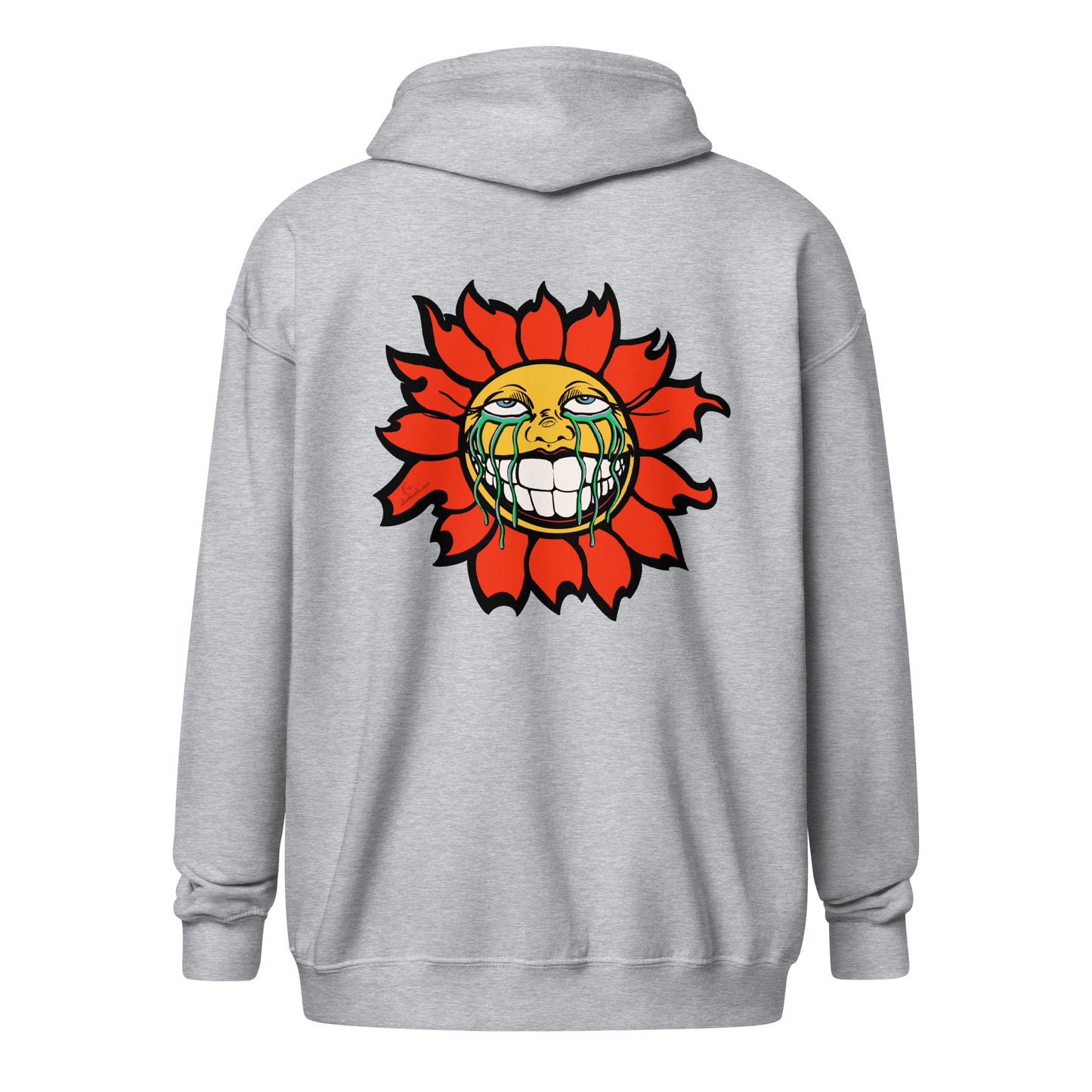 "Sunflower" Orange Unisex heavy blend zip hoodie