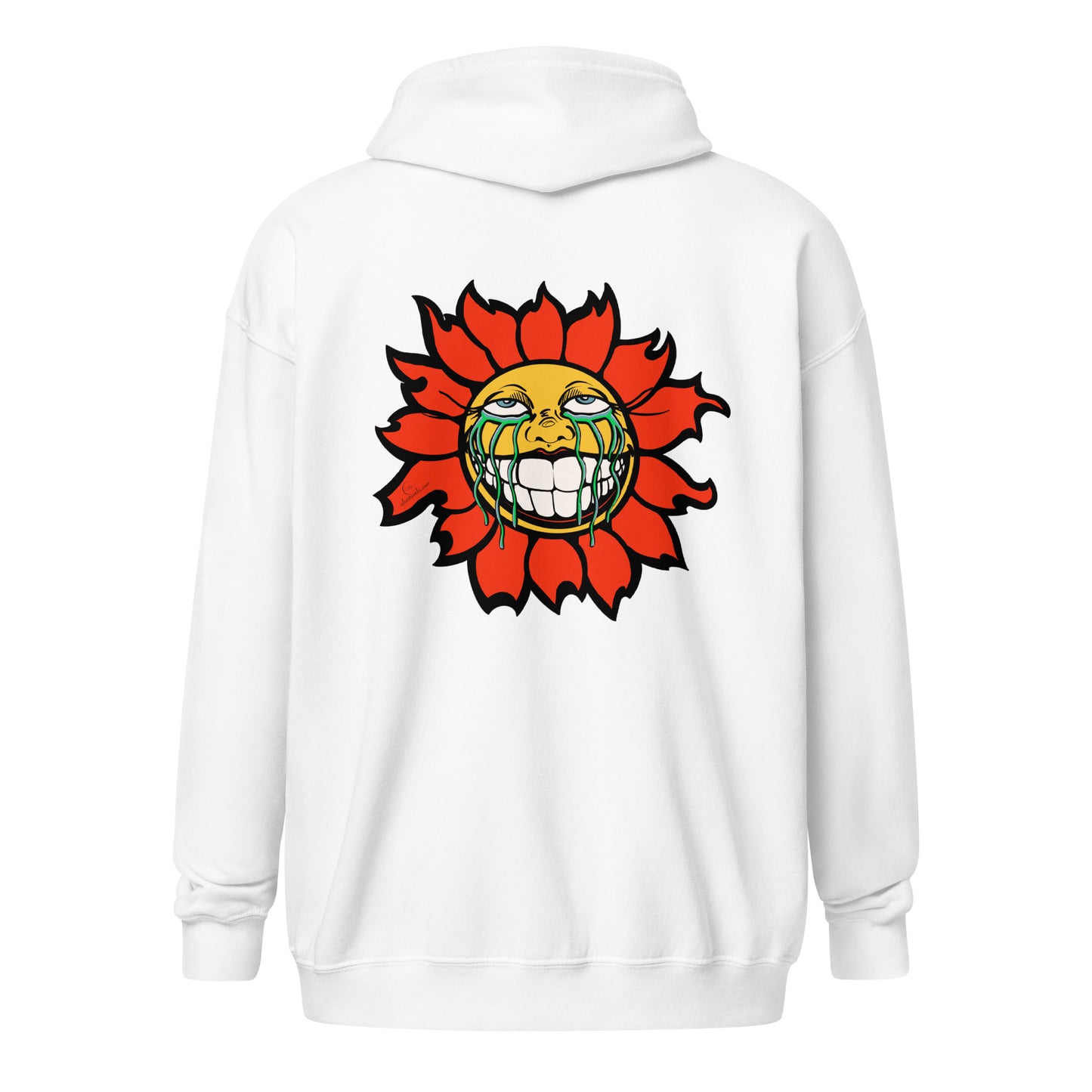 "Sunflower" Orange Unisex heavy blend zip hoodie