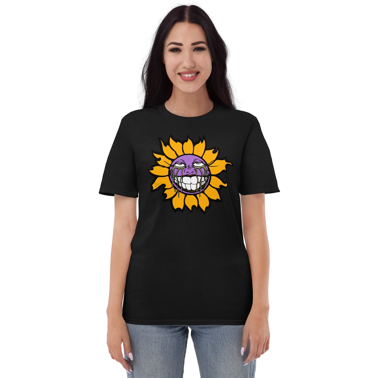 "Sunflower" Purple Short-Sleeve T-Shirt