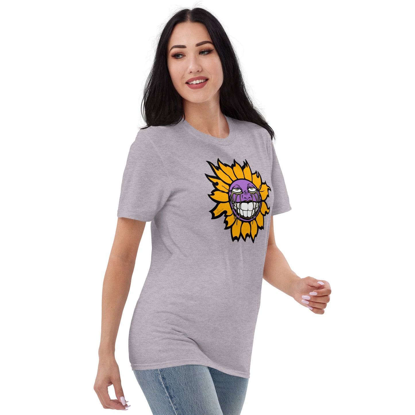 "Sunflower" Purple Short-Sleeve T-Shirt