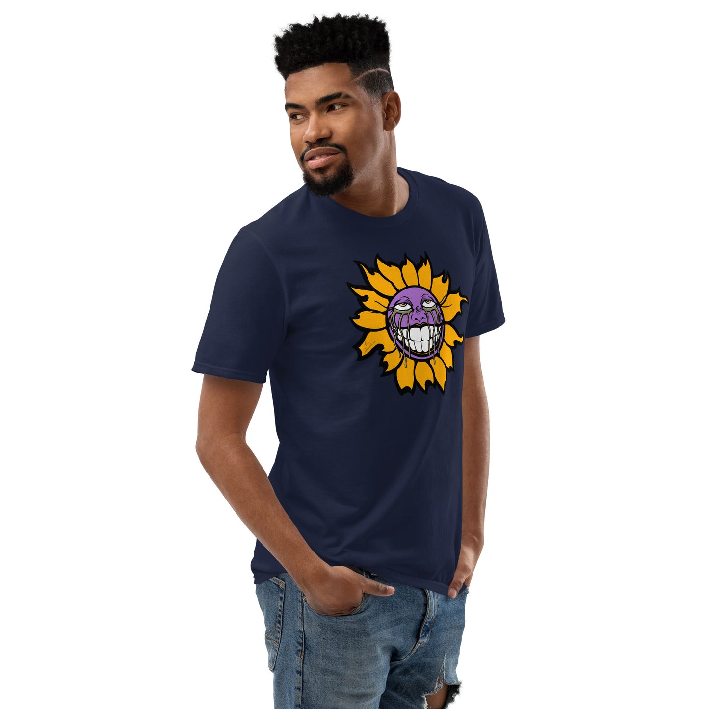 "Sunflower" Purple Short-Sleeve T-Shirt