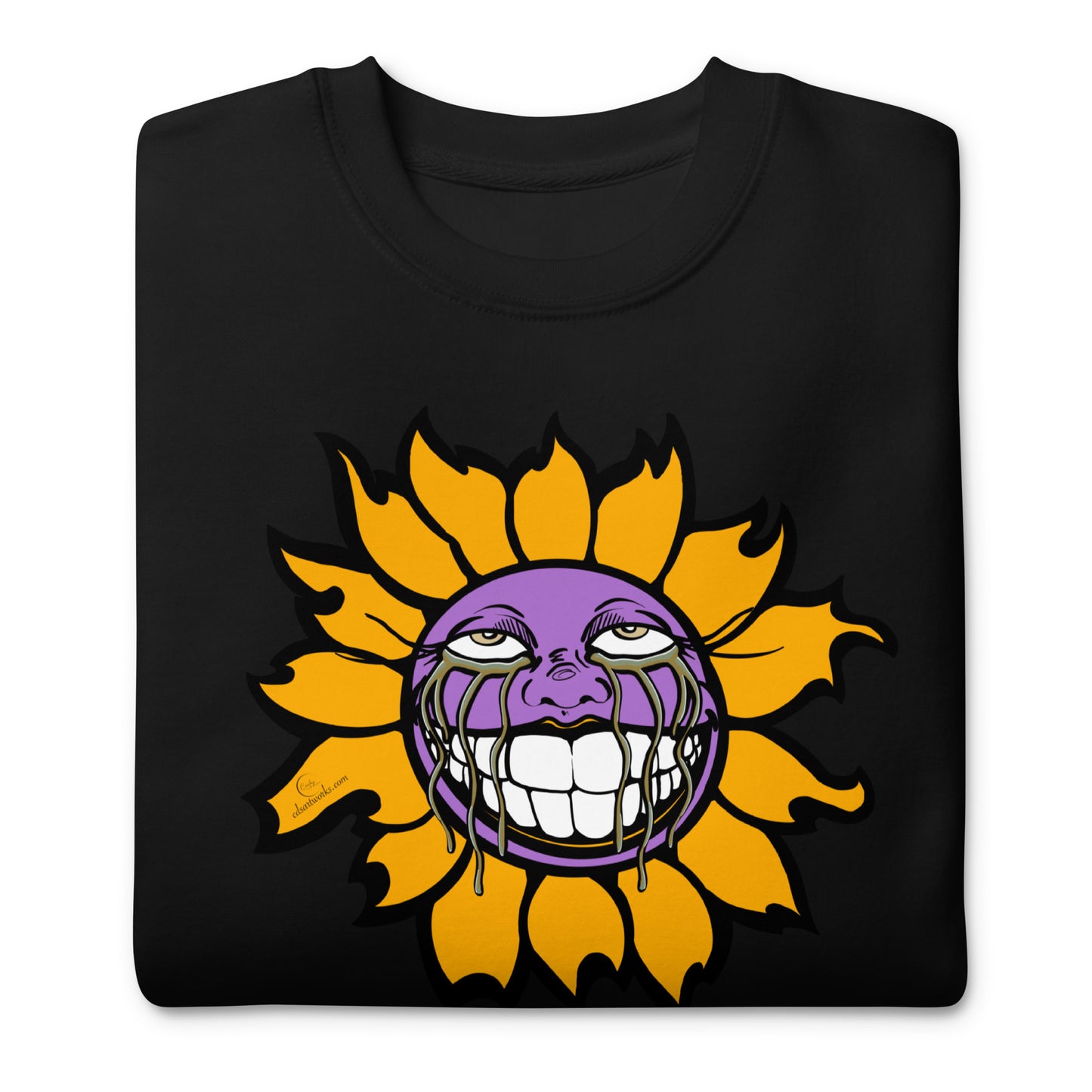 "Sunflower" Purple Unisex Premium Sweatshirt