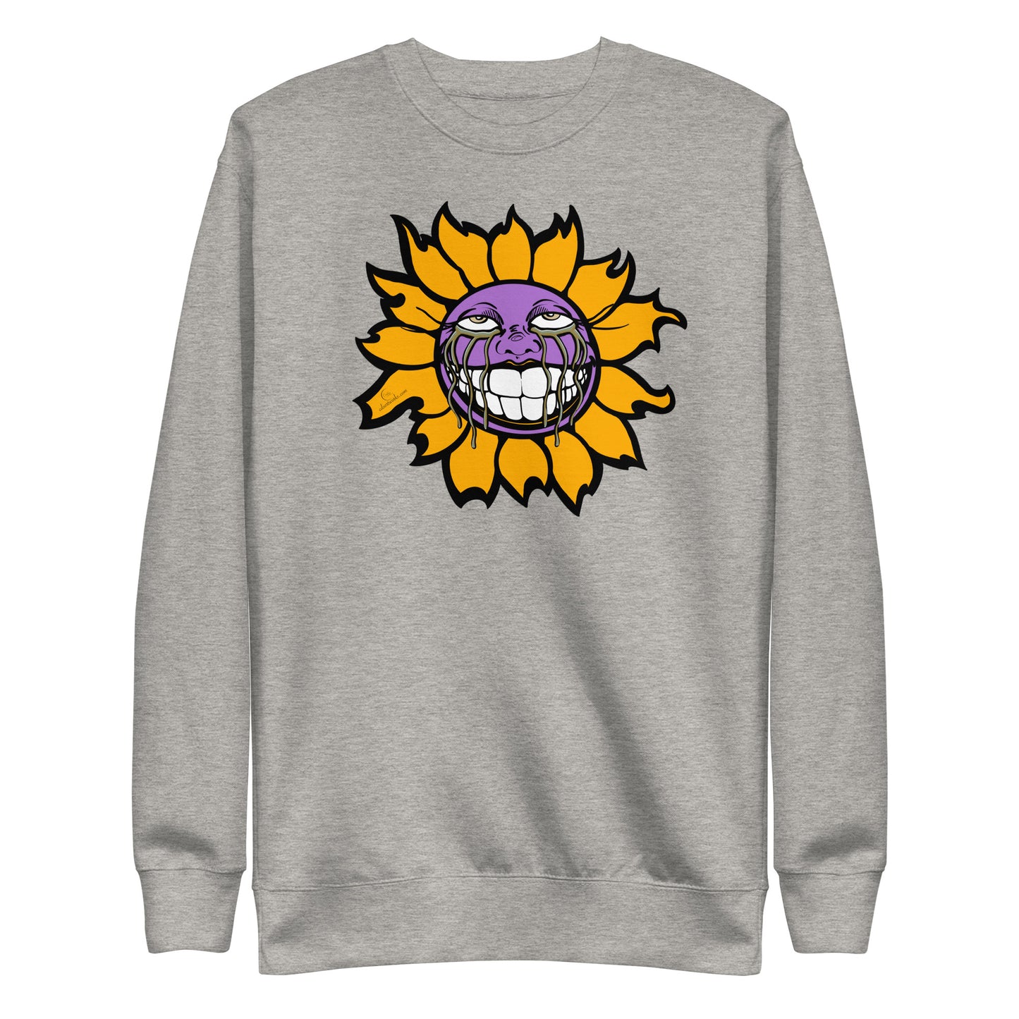 "Sunflower" Purple Unisex Premium Sweatshirt