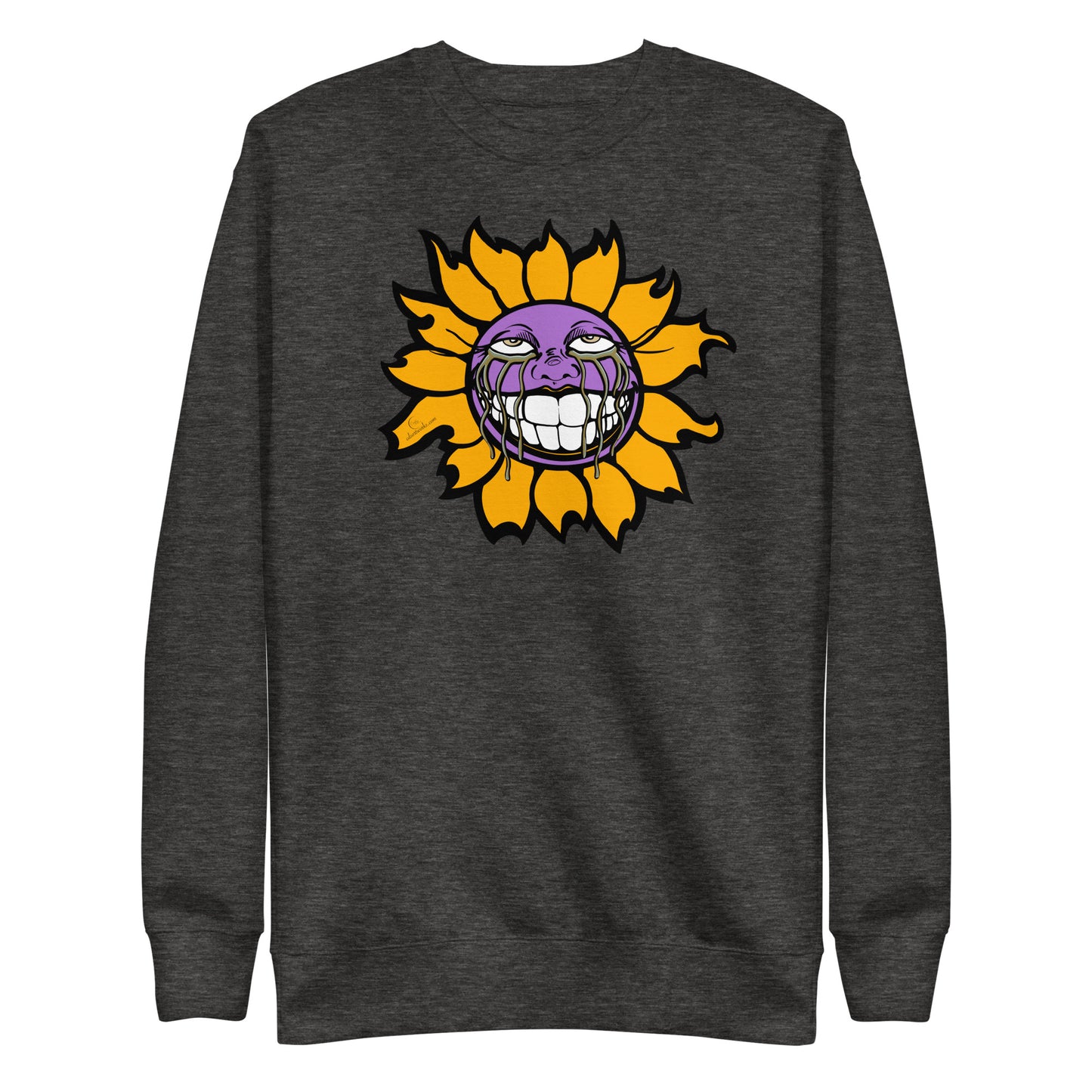 "Sunflower" Purple Unisex Premium Sweatshirt