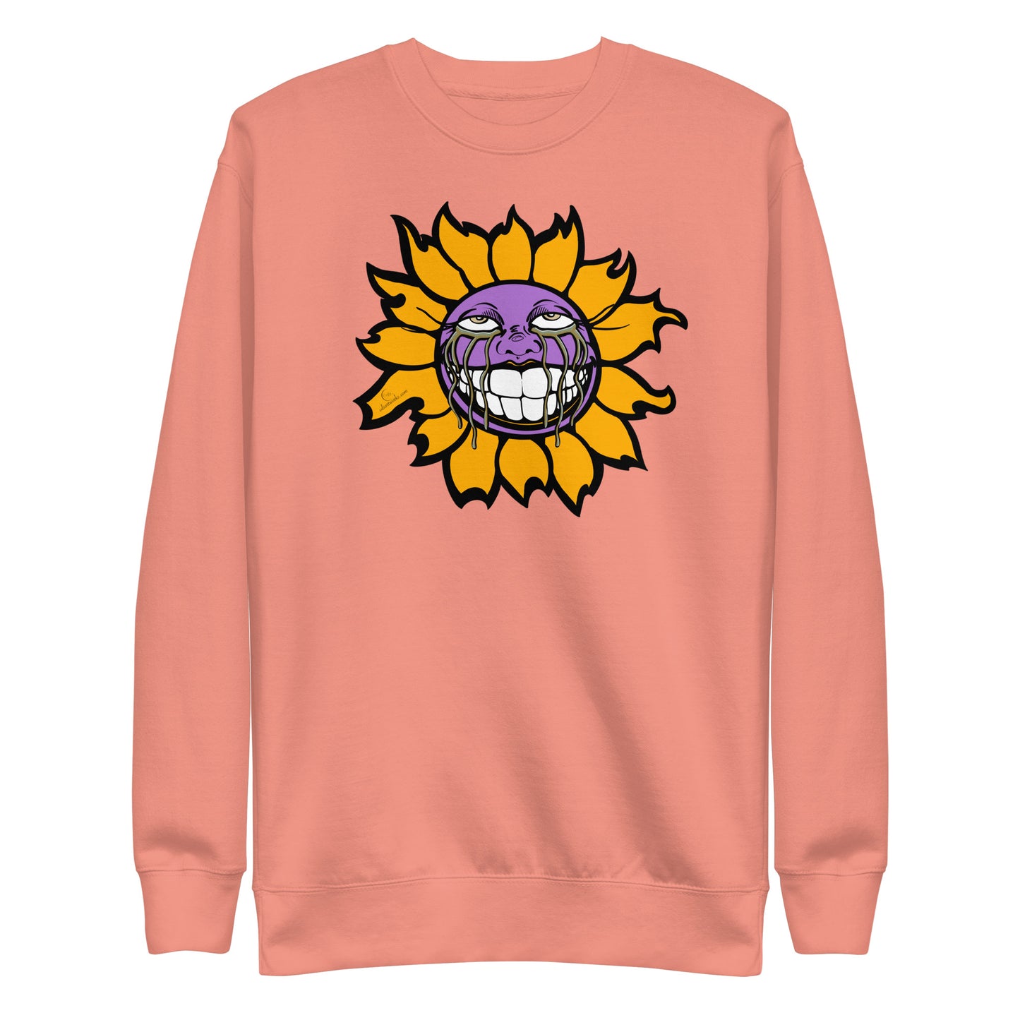 "Sunflower" Purple Unisex Premium Sweatshirt