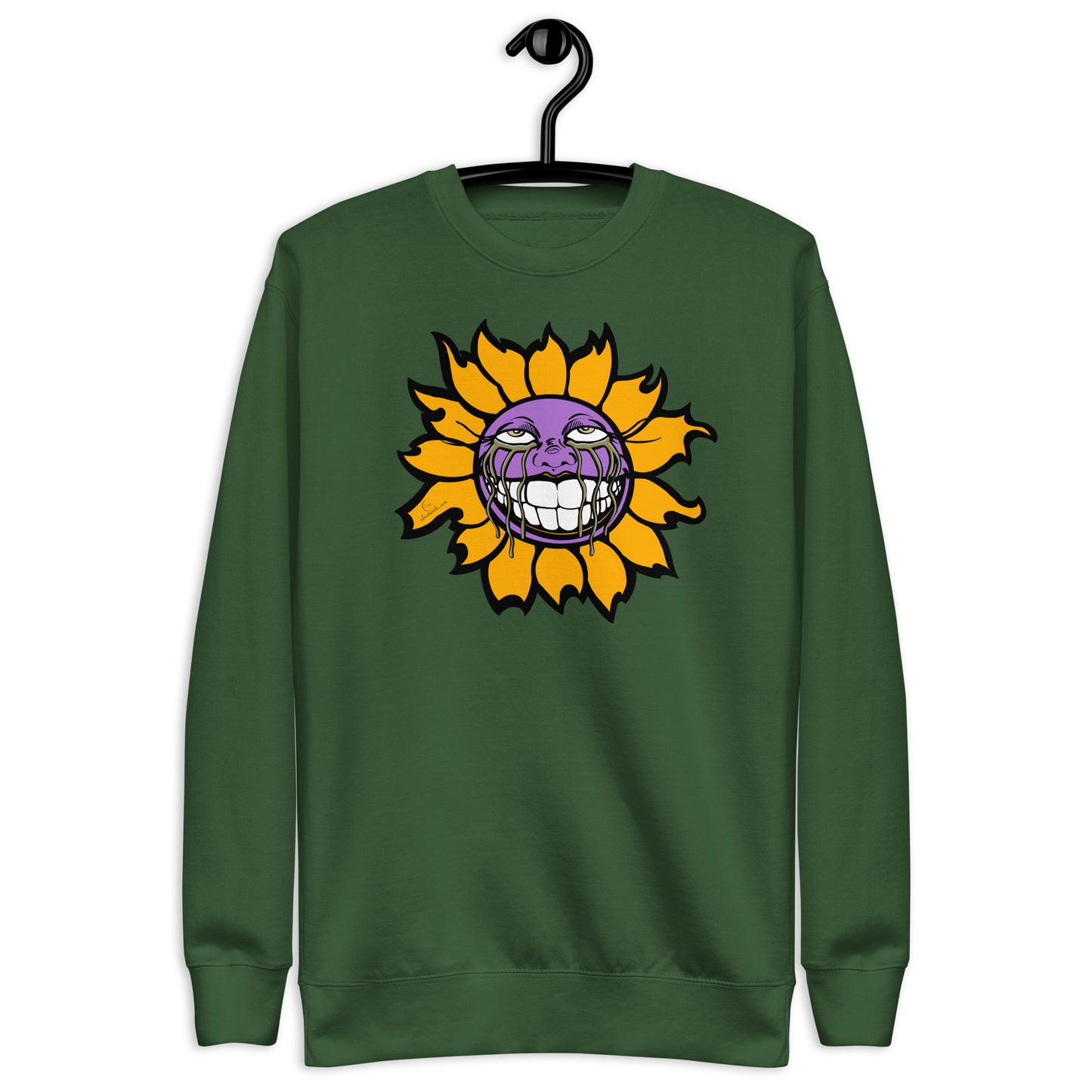 "Sunflower" Purple Unisex Premium Sweatshirt