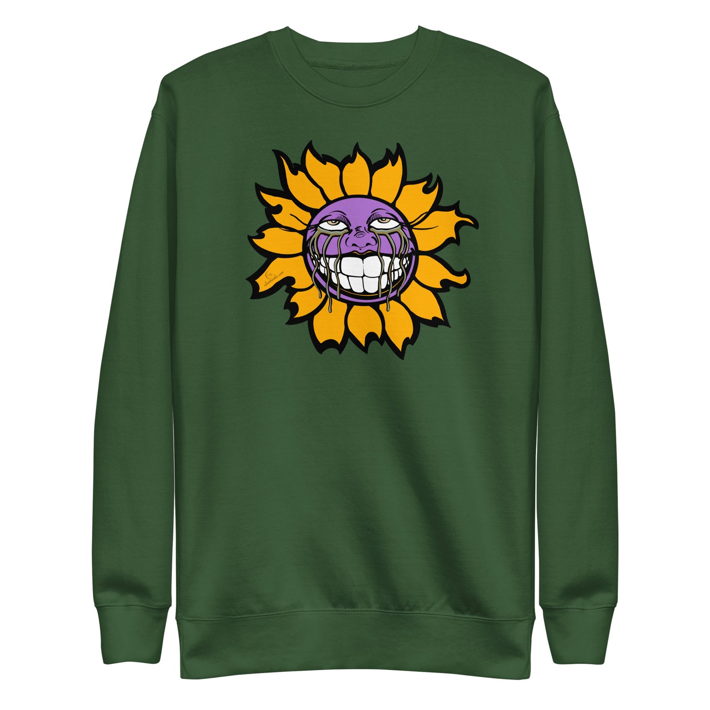 "Sunflower" Purple Unisex Premium Sweatshirt