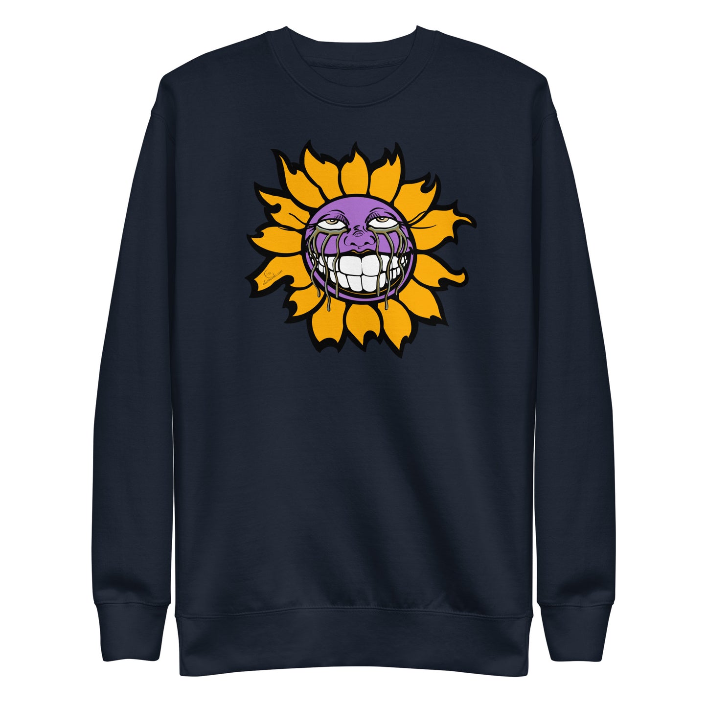 "Sunflower" Purple Unisex Premium Sweatshirt