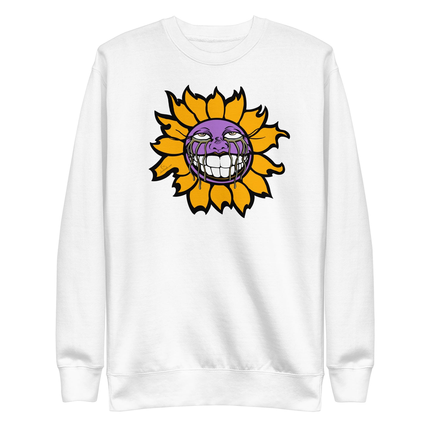 "Sunflower" Purple Unisex Premium Sweatshirt